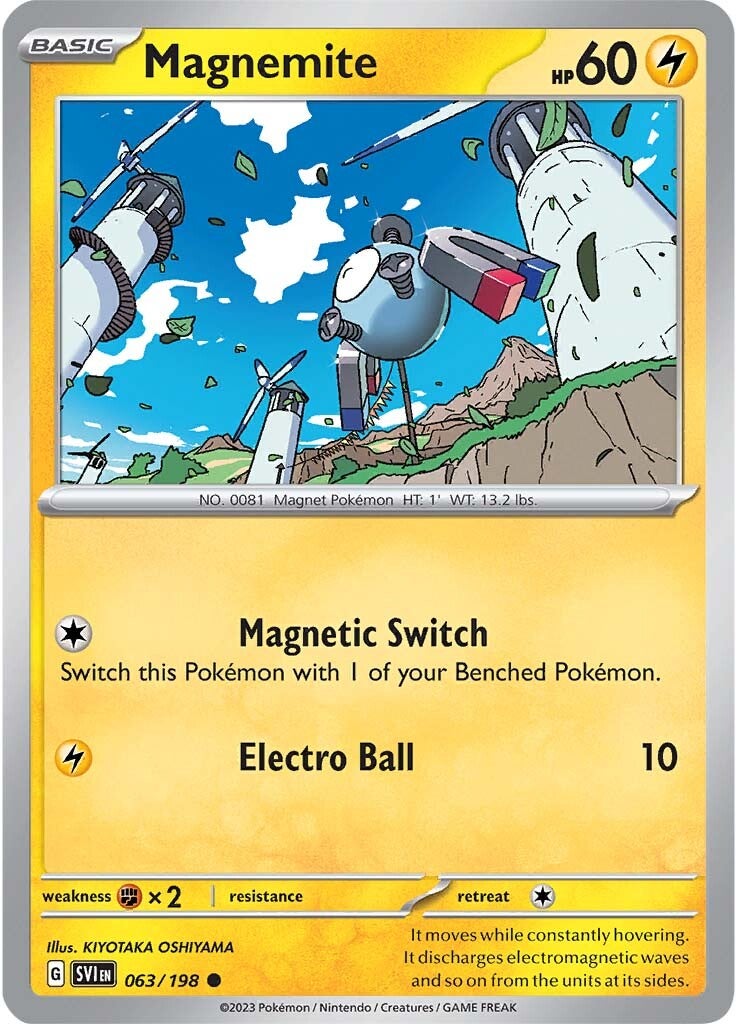 Magnemite (063/198) [Scarlet & Violet: Base Set] | Mega City Incorporated