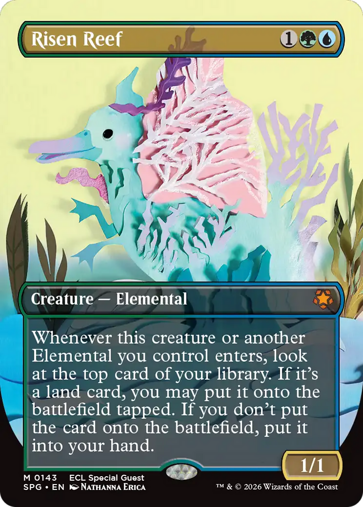 Risen Reef (Borderless) [Lorwyn Eclipsed Special Guests] | Mega City Incorporated