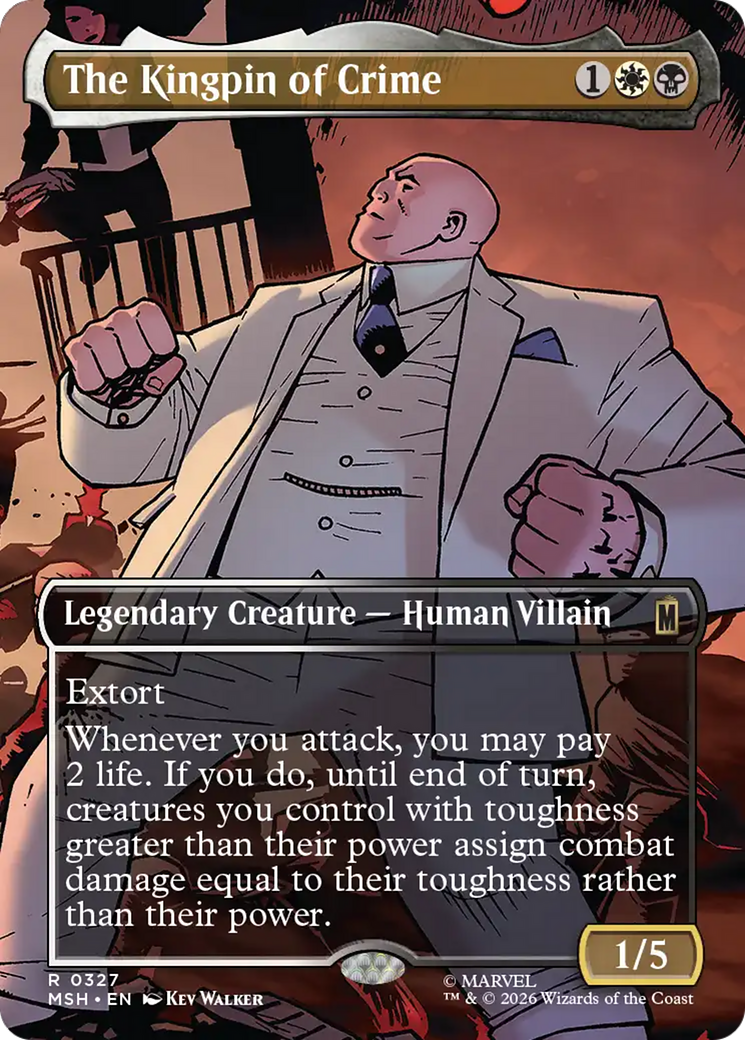 The Kingpin of Crime (Borderless) (0327) [Marvel Super Heroes] | Mega City Incorporated