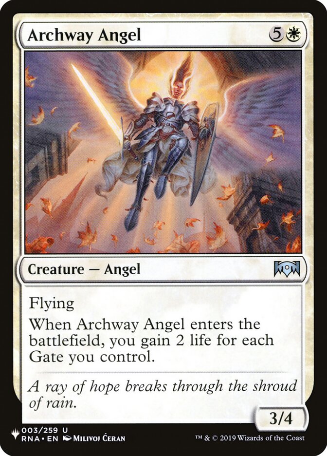 Archway Angel [The List] | Mega City Incorporated