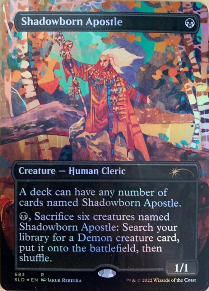 Shadowborn Apostle (Borderless) (683) [Secret Lair Drop Promos] | Mega City Incorporated