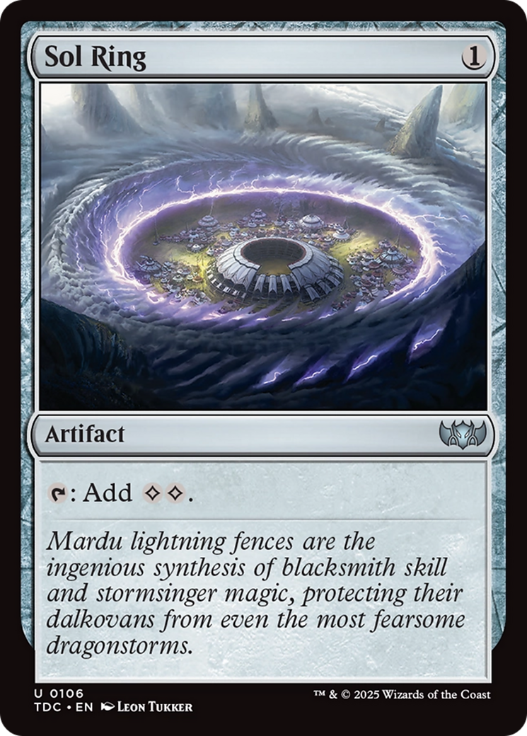 Sol Ring [Tarkir: Dragonstorm Commander] | Mega City Incorporated