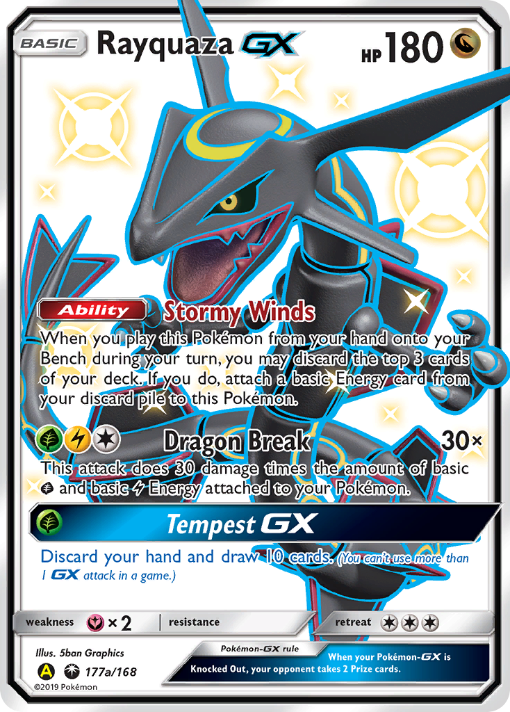 Rayquaza GX (177a/168) [Alternate Art Promos] | Mega City Incorporated