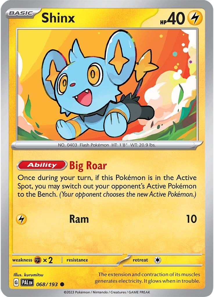 Shinx (068/193) [Scarlet & Violet: Paldea Evolved] | Mega City Incorporated