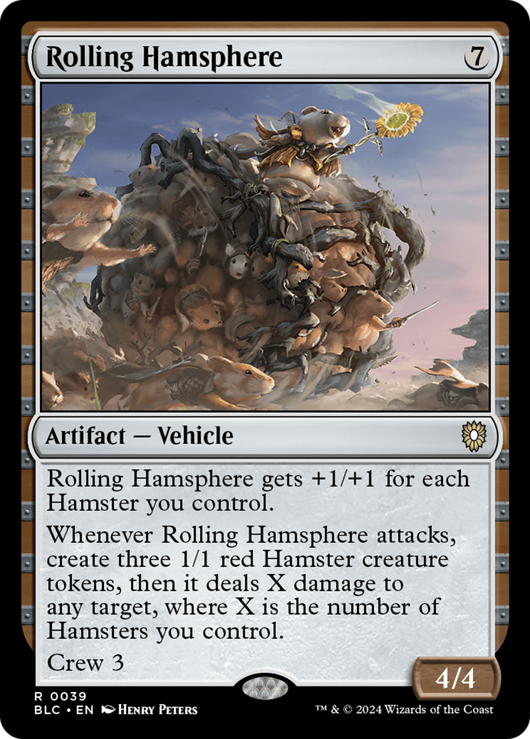 Rolling Hamsphere [Bloomburrow Commander] | Mega City Incorporated