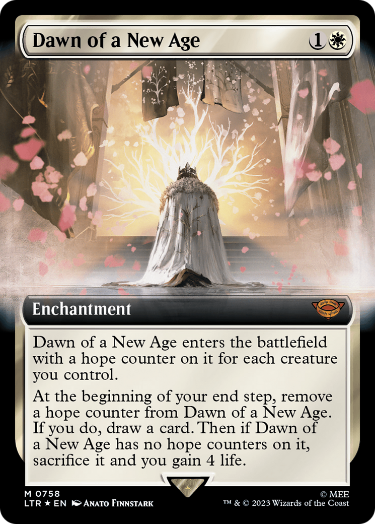 Dawn of a New Age (Extended Art) (Surge Foil) [The Lord of the Rings: Tales of Middle-Earth] | Mega City Incorporated