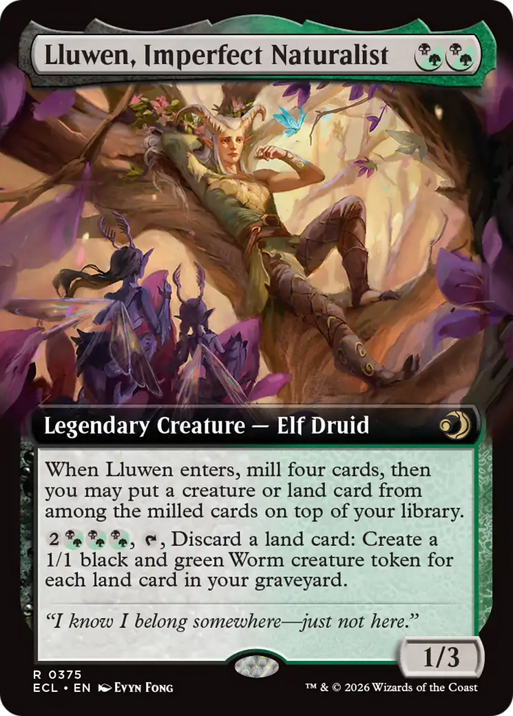 Lluwen, Imperfect Naturalist (Extended Art) [Lorwyn Eclipsed] | Mega City Incorporated
