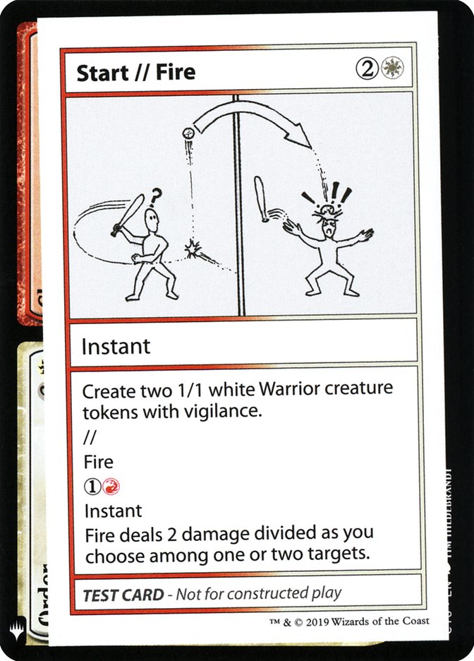 Start // Fire [Mystery Booster Playtest Cards] | Mega City Incorporated