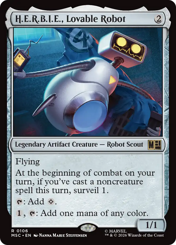 H.E.R.B.I.E., Lovable Robot [Marvel Super Heroes Commander] | Mega City Incorporated