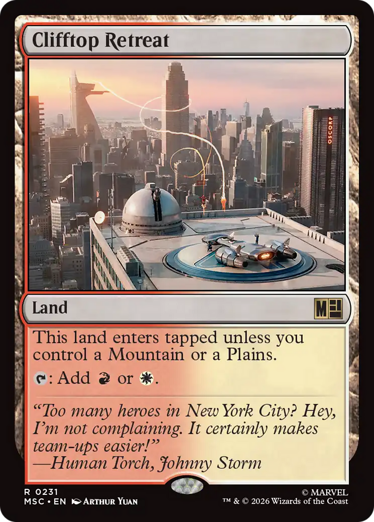 Clifftop Retreat [Marvel Super Heroes Commander] | Mega City Incorporated