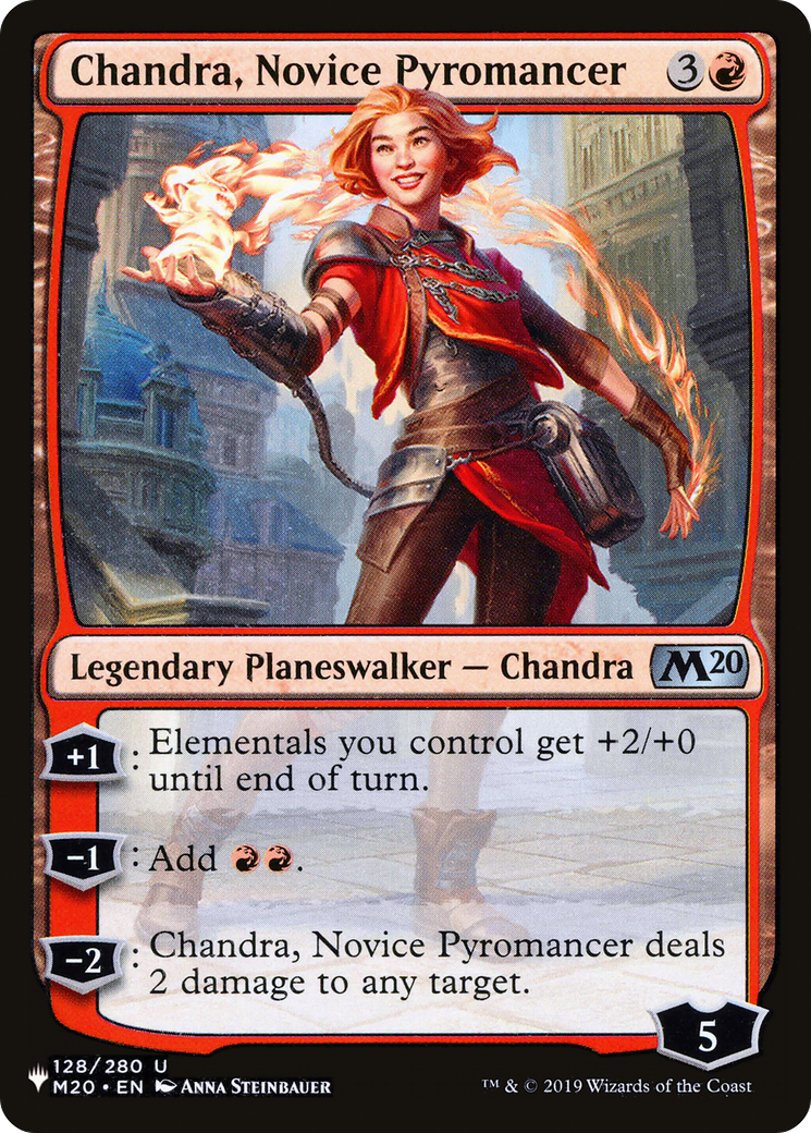 Chandra, Novice Pyromancer [The List] | Mega City Incorporated