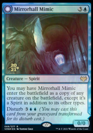 Mirrorhall Mimic // Ghastly Mimicry [Innistrad: Crimson Vow Prerelease Promos] | Mega City Incorporated