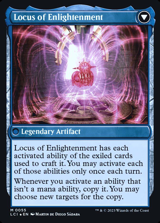 The Enigma Jewel // Locus of Enlightenment [The Lost Caverns of Ixalan Prerelease Cards] | Mega City Incorporated