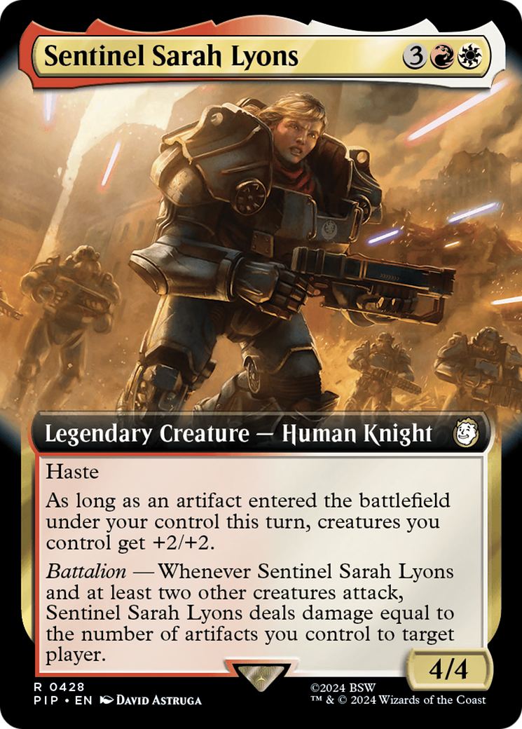 Sentinel Sarah Lyons (Extended Art) [Fallout] | Mega City Incorporated