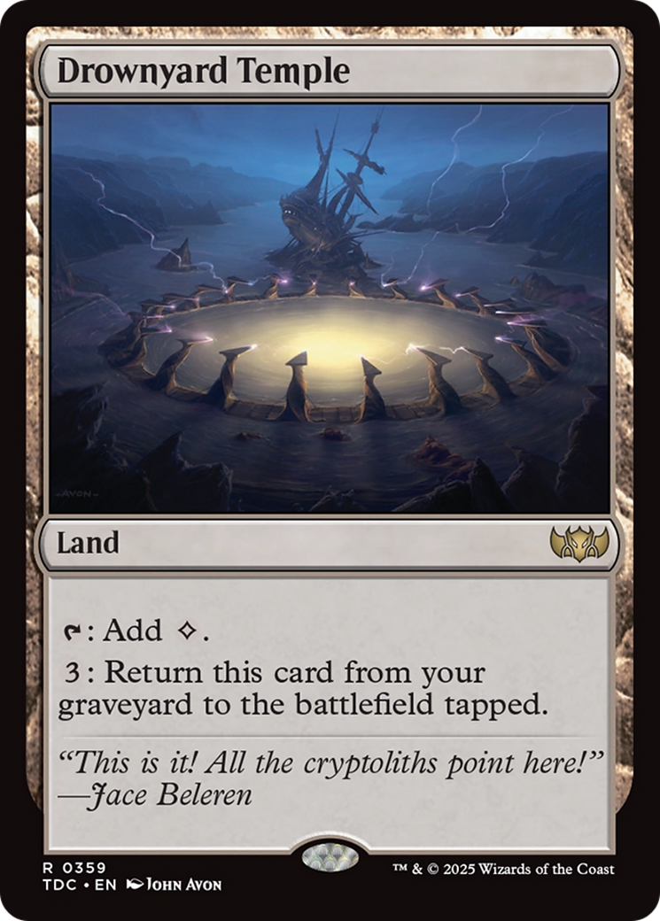 Drownyard Temple [Tarkir: Dragonstorm Commander] | Mega City Incorporated