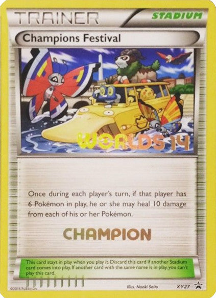 Champions Festival (XY27) (2014 Champion) [XY: Black Star Promos] | Mega City Incorporated