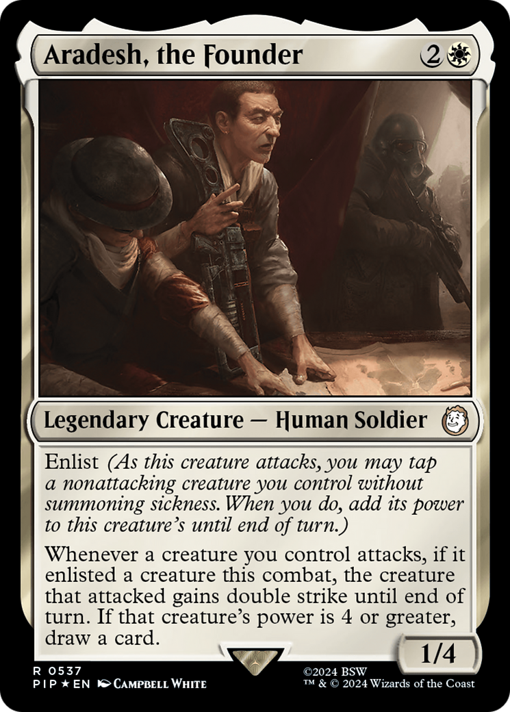 Aradesh, the Founder (Surge Foil) [Fallout] | Mega City Incorporated