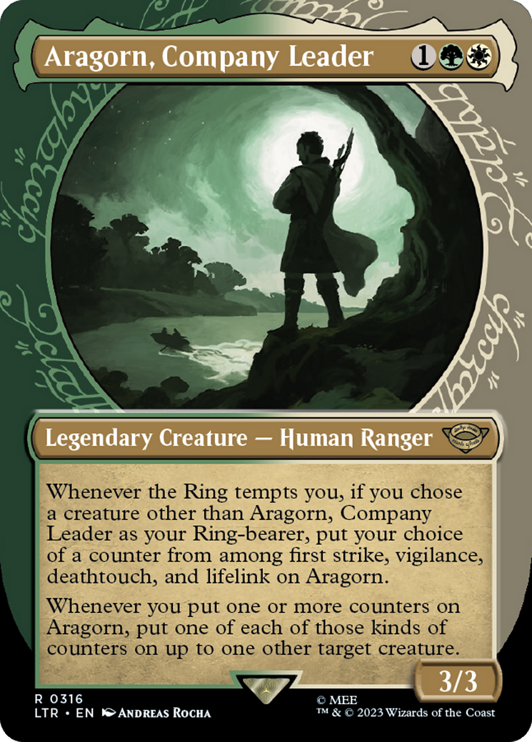 Aragorn, Company Leader (Showcase Ring Frame) [The Lord of the Rings: Tales of Middle-Earth] | Mega City Incorporated