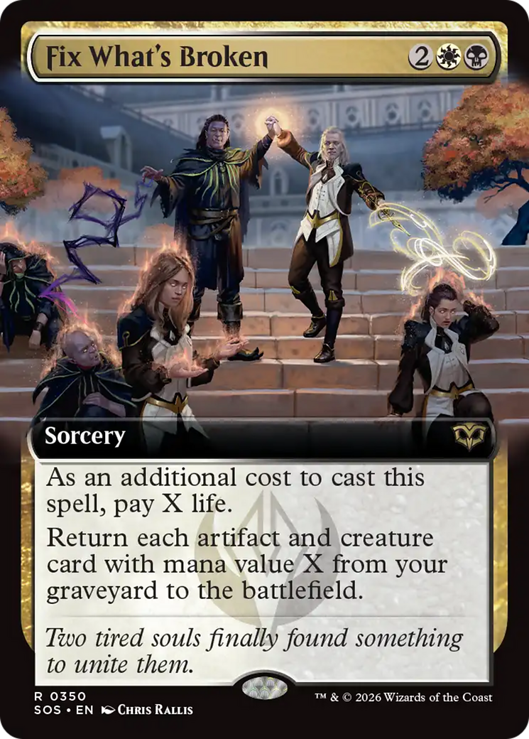 Fix What's Broken (Extended Art) [Secrets of Strixhaven] | Mega City Incorporated