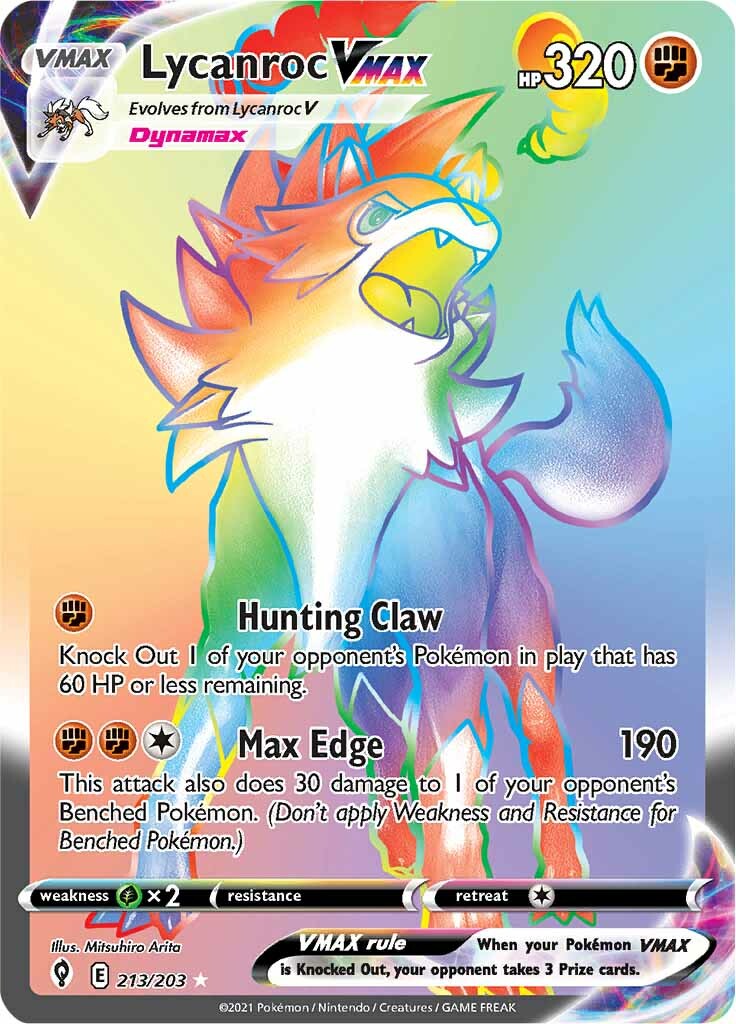 Lycanroc VMAX (213/203) [Sword & Shield: Evolving Skies] | Mega City Incorporated