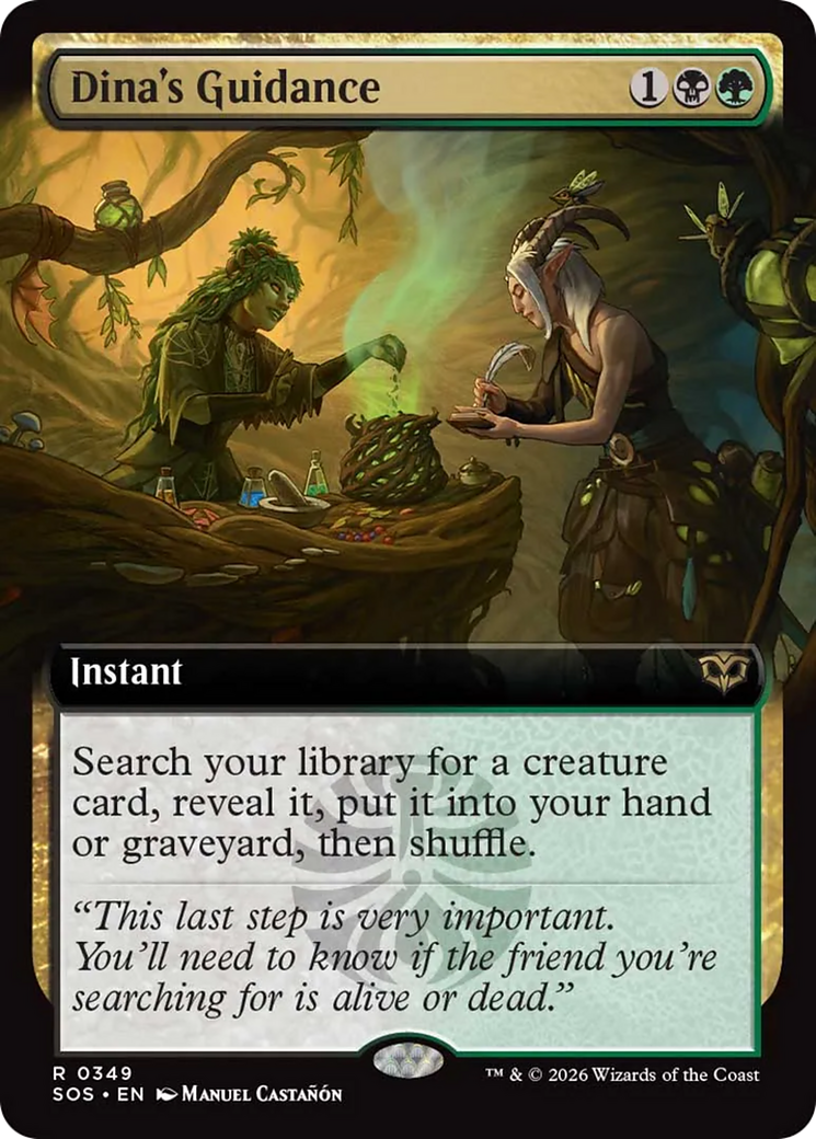 Dina's Guidance (Extended Art) [Secrets of Strixhaven] | Mega City Incorporated