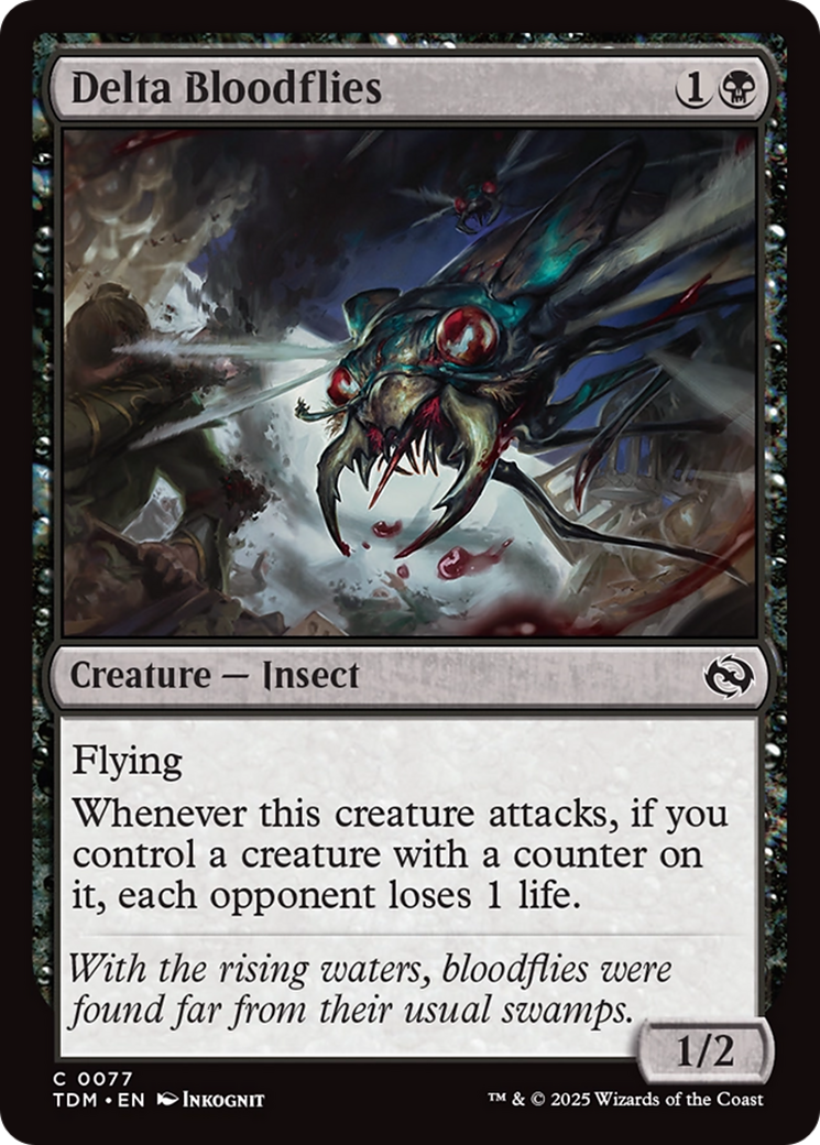 Delta Bloodflies [Tarkir: Dragonstorm] | Mega City Incorporated