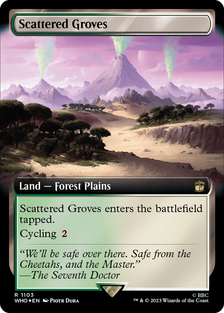 Scattered Groves (Extended Art) (Surge Foil) [Doctor Who] | Mega City Incorporated