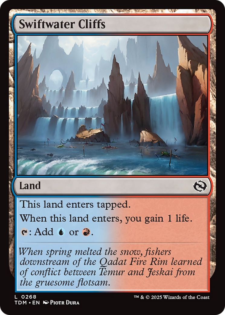 Swiftwater Cliffs [Tarkir: Dragonstorm] | Mega City Incorporated