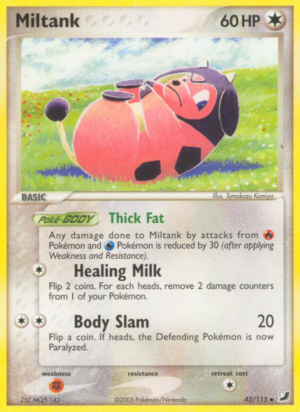 Miltank (42/115) [EX: Unseen Forces] | Mega City Incorporated