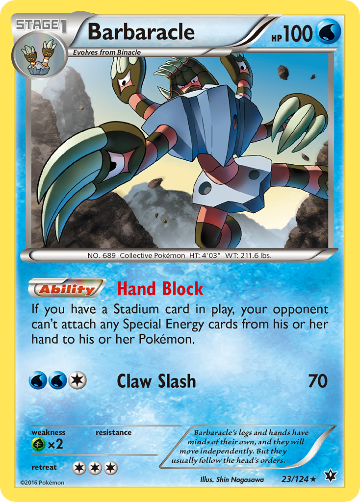 Barbaracle (23/124) [XY: Fates Collide] | Mega City Incorporated