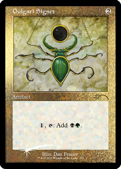 Golgari Signet (Retro) (Foil Etched) [Secret Lair Drop Series] | Mega City Incorporated