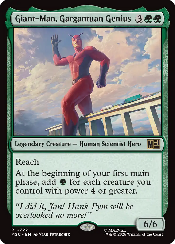 Giant-Man, Gargantuan Genius [Marvel Super Heroes Commander] | Mega City Incorporated