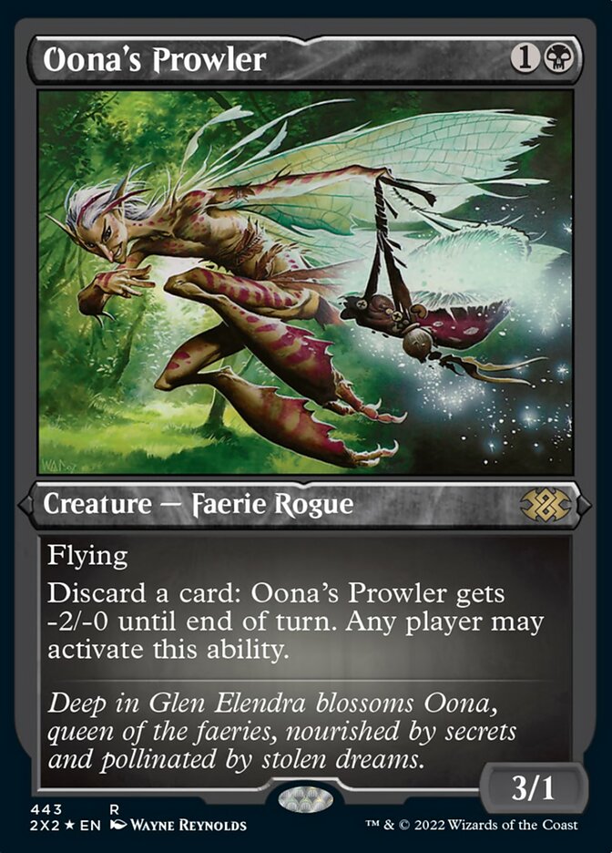 Oona's Prowler (Foil Etched) [Double Masters 2022] | Mega City Incorporated