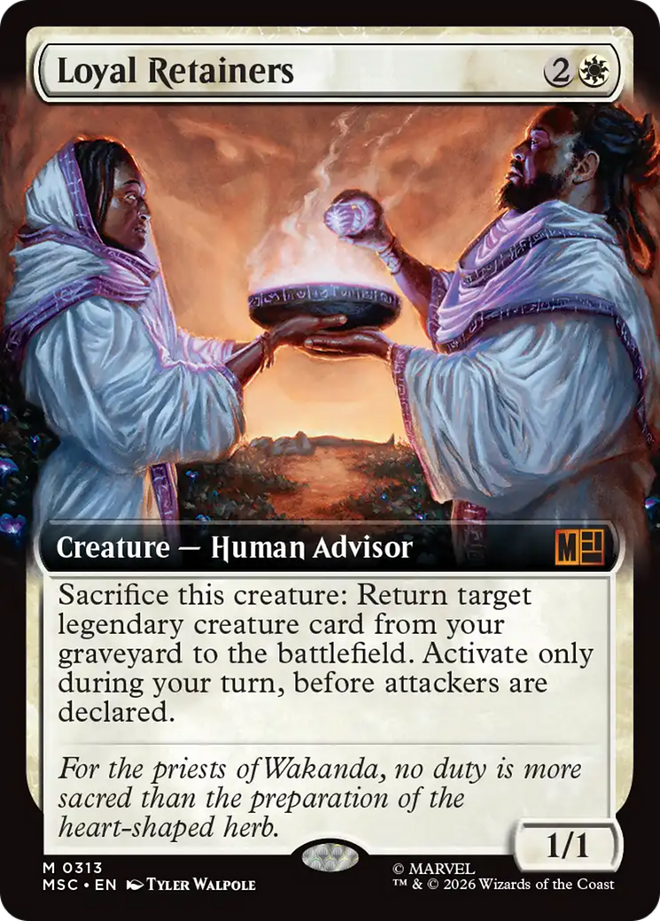 Loyal Retainers (Extended Art) [Marvel Super Heroes Commander] | Mega City Incorporated