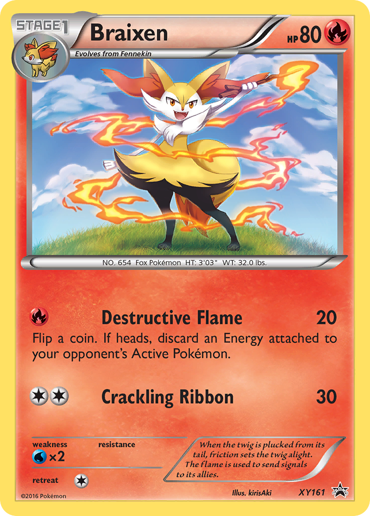 Braixen (XY161) [XY: Black Star Promos] | Mega City Incorporated