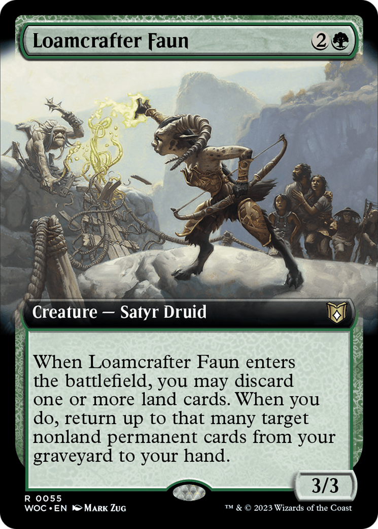 Loamcrafter Faun (Extended Art) [Wilds of Eldraine Commander] | Mega City Incorporated