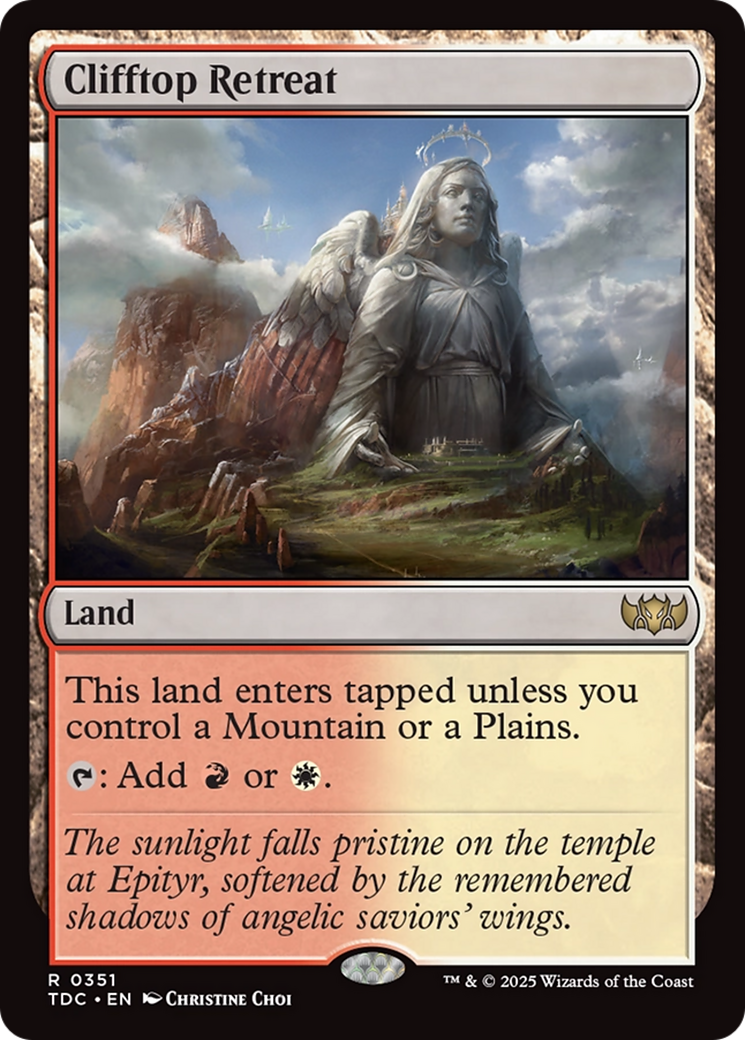 Clifftop Retreat [Tarkir: Dragonstorm Commander] | Mega City Incorporated