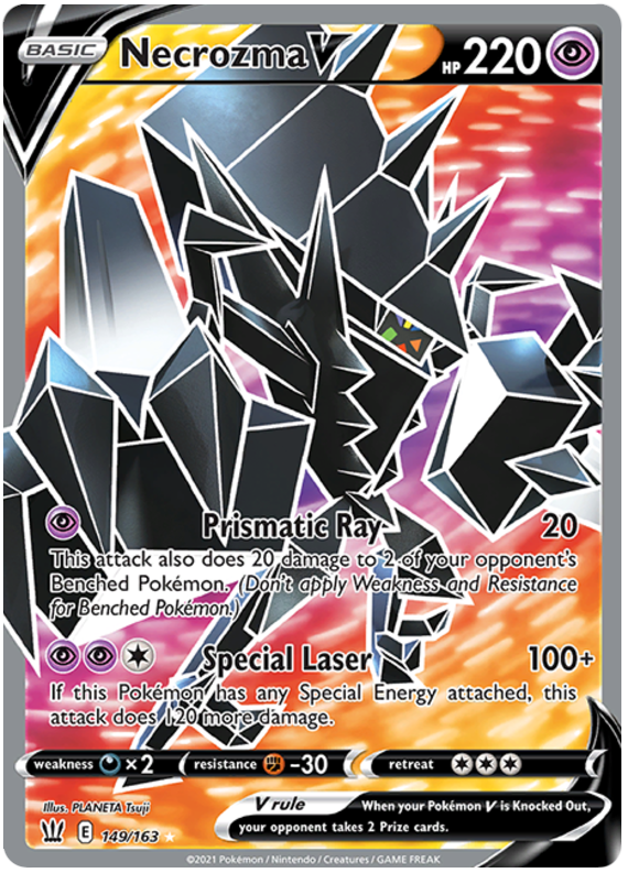 Necrozma V (149/163) [Sword & Shield: Battle Styles] | Mega City Incorporated