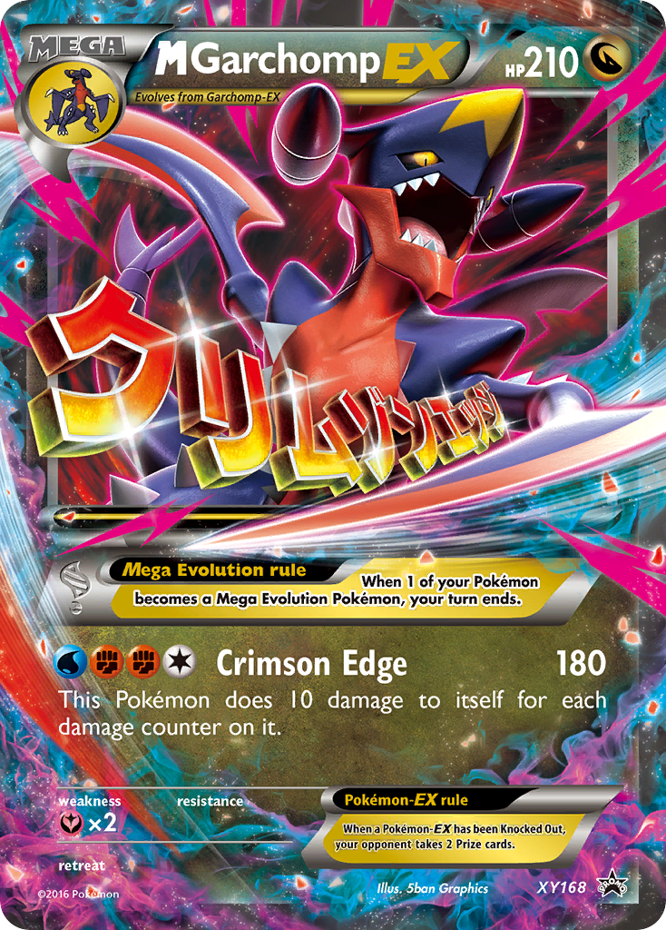 M Garchomp EX (XY168) [XY: Black Star Promos] | Mega City Incorporated