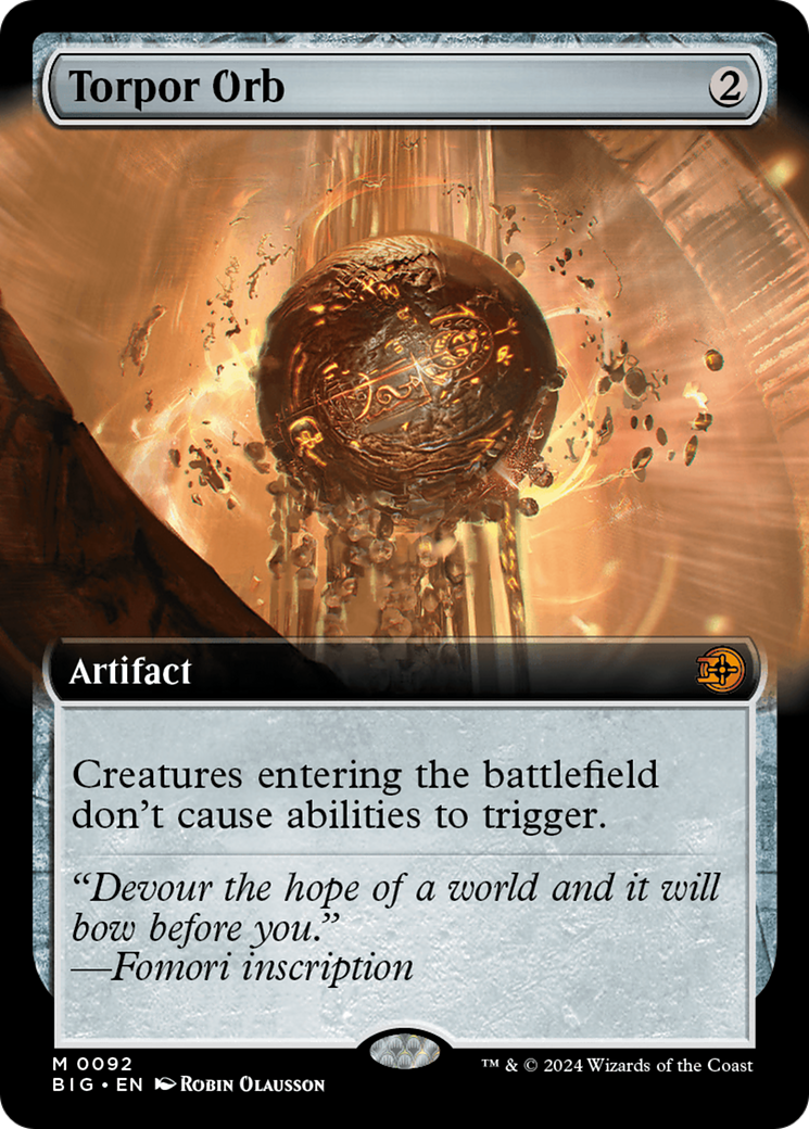 Torpor Orb (Extended Art) [Outlaws of Thunder Junction: The Big Score] | Mega City Incorporated