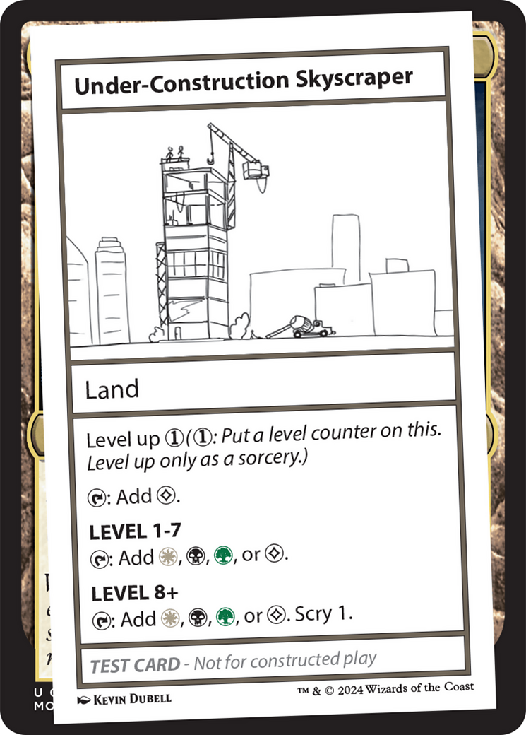 Under-Construction Skyscraper [Mystery Booster 2 Playtest Cards] | Mega City Incorporated