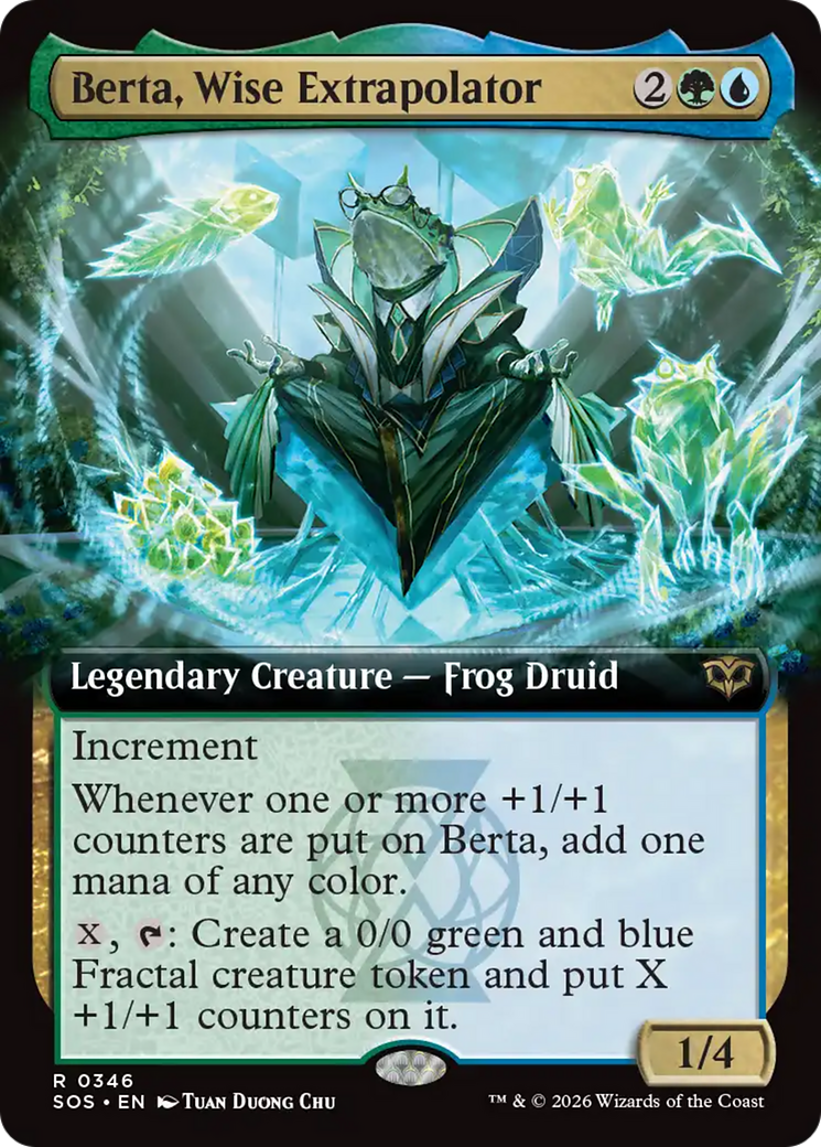 Berta, Wise Extrapolator (Extended Art) [Secrets of Strixhaven] | Mega City Incorporated