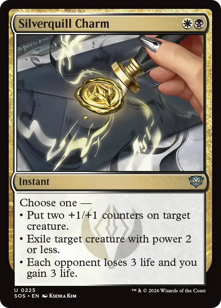 Silverquill Charm [Secrets of Strixhaven] | Mega City Incorporated