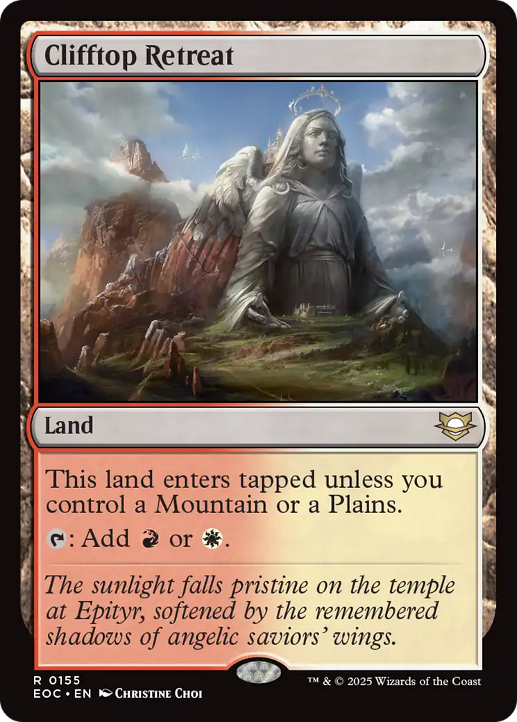 Clifftop Retreat [Edge of Eternities Commander] | Mega City Incorporated
