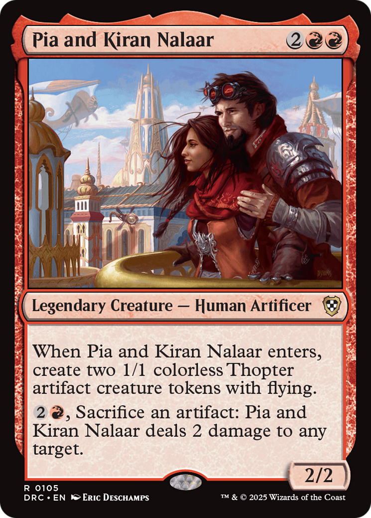 Pia and Kiran Nalaar [Aetherdrift Commander] | Mega City Incorporated
