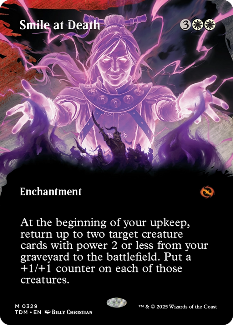 Smile at Death (Borderless) [Tarkir: Dragonstorm] | Mega City Incorporated