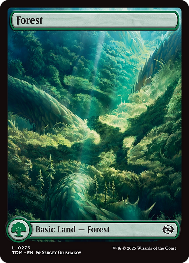 Forest (0276) [Tarkir: Dragonstorm] | Mega City Incorporated