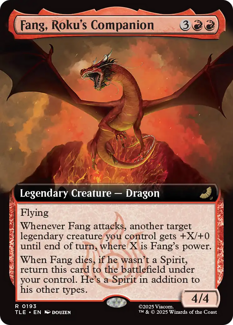 Fang, Roku's Companion (Extended Art) [Avatar: The Last Airbender: Eternal-Legal] | Mega City Incorporated