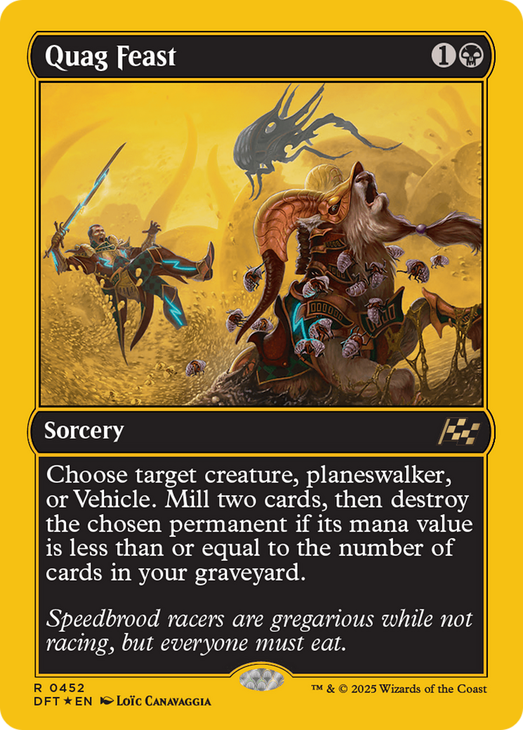 Quag Feast (First-Place Foil) [Aetherdrift] | Mega City Incorporated