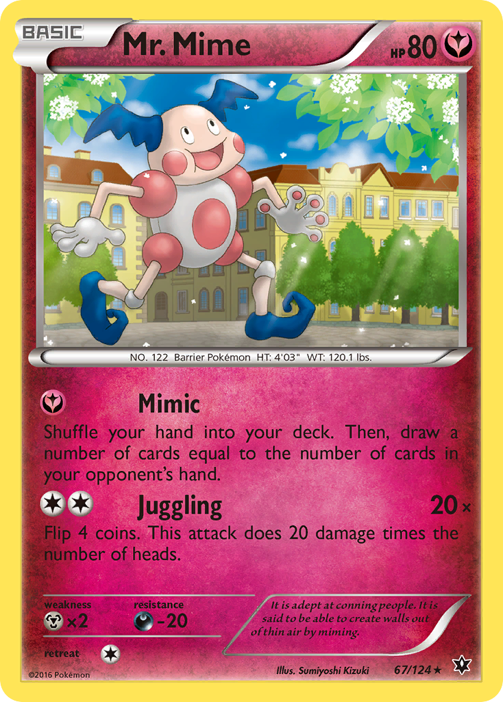 Mr. Mime (67/124) [XY: Fates Collide] | Mega City Incorporated